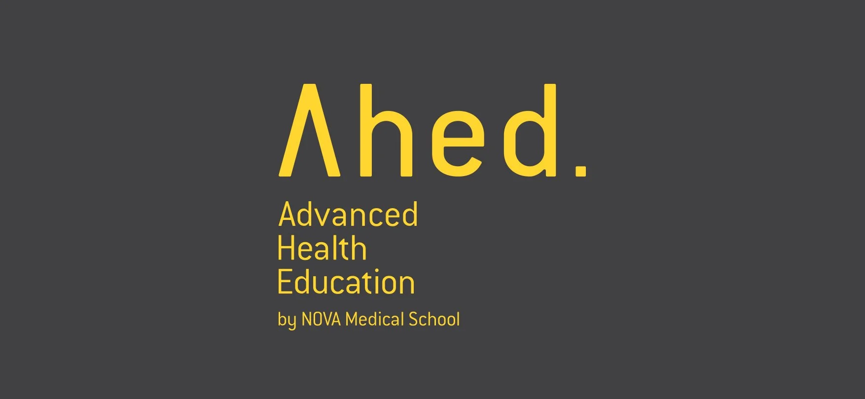 AHED logo and Advanced Health Education signature
