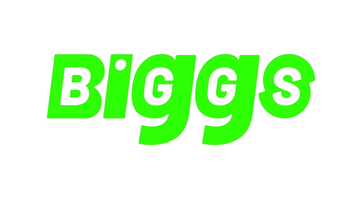 Biggs green wordmark