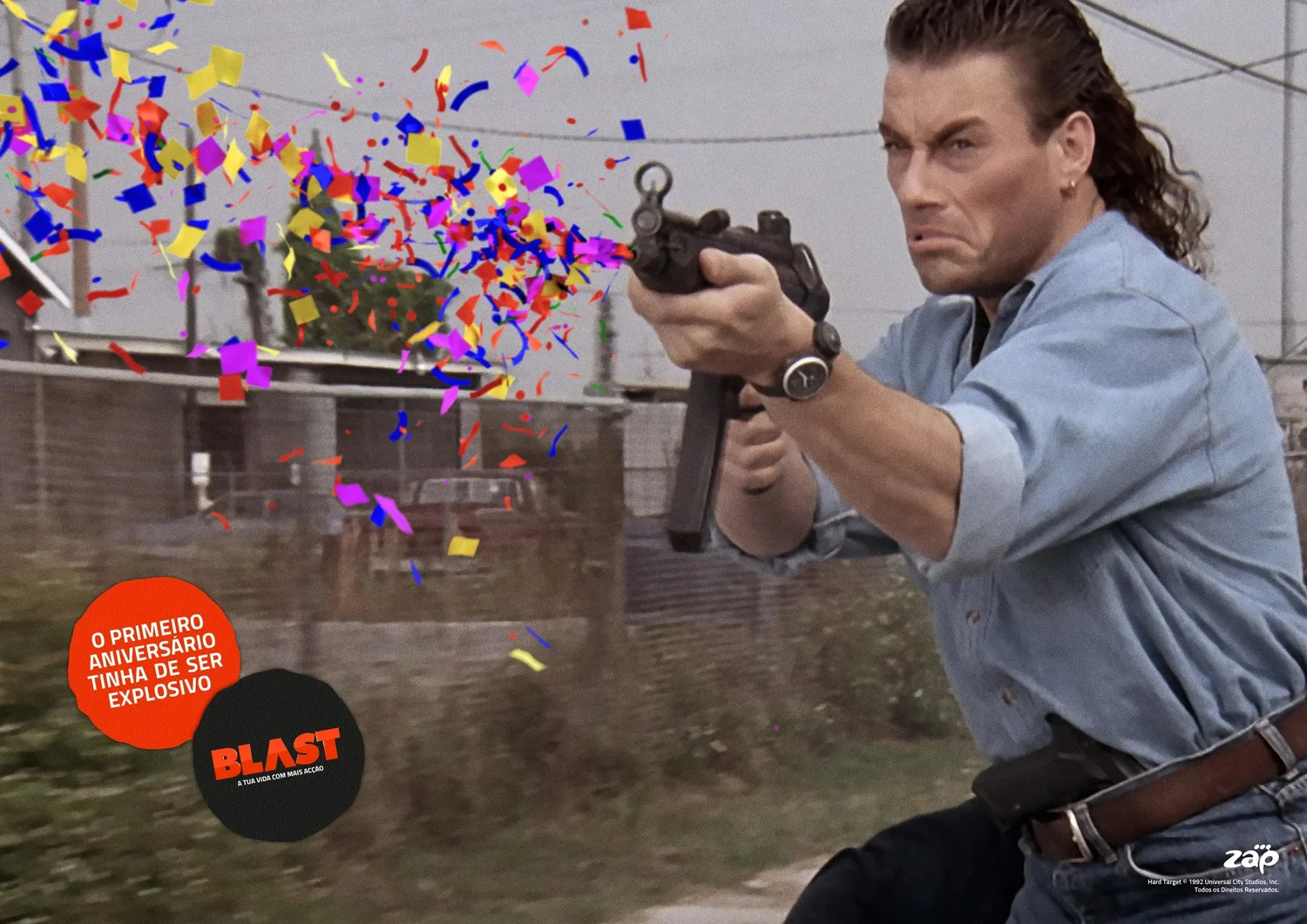 Canal Blast first anniversary campaign — van