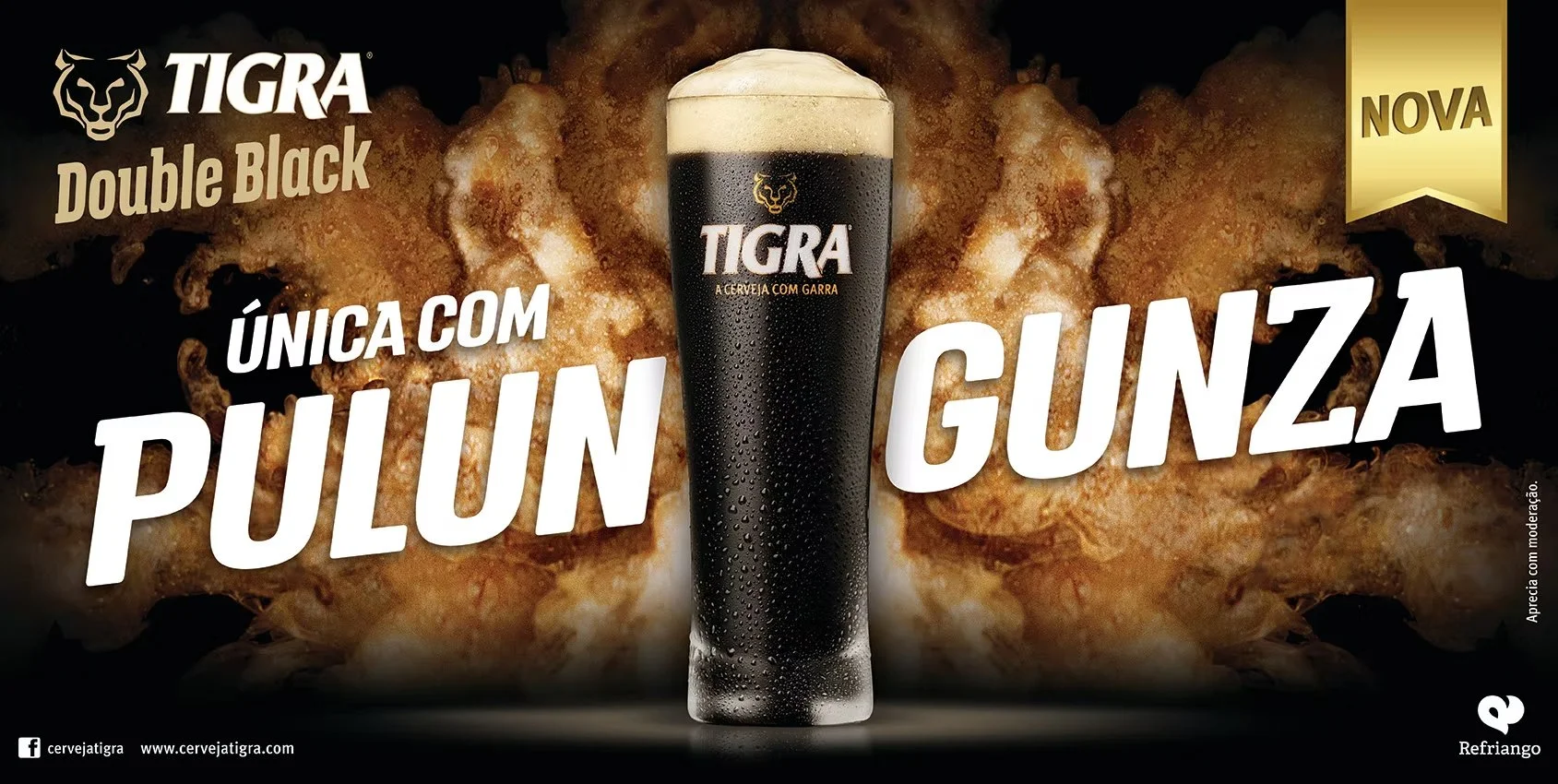 Tigra Double Black glass campaign