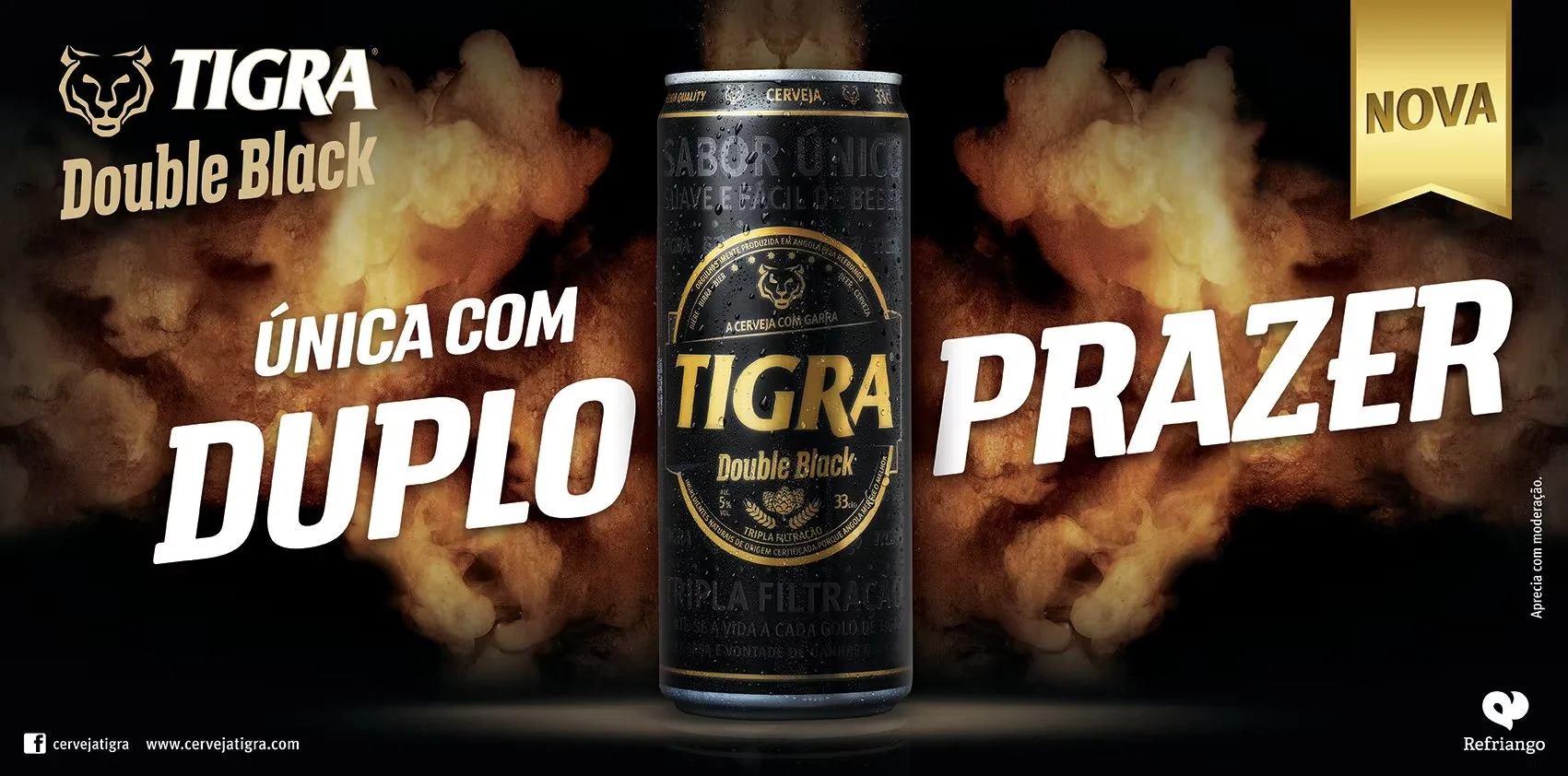 Tigra Double Black can campaign