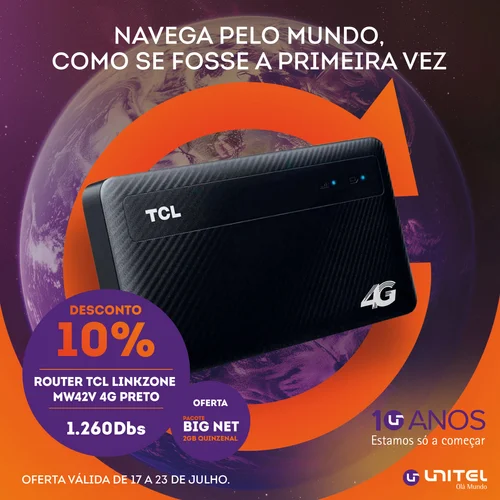 Unitel STP router campaign post