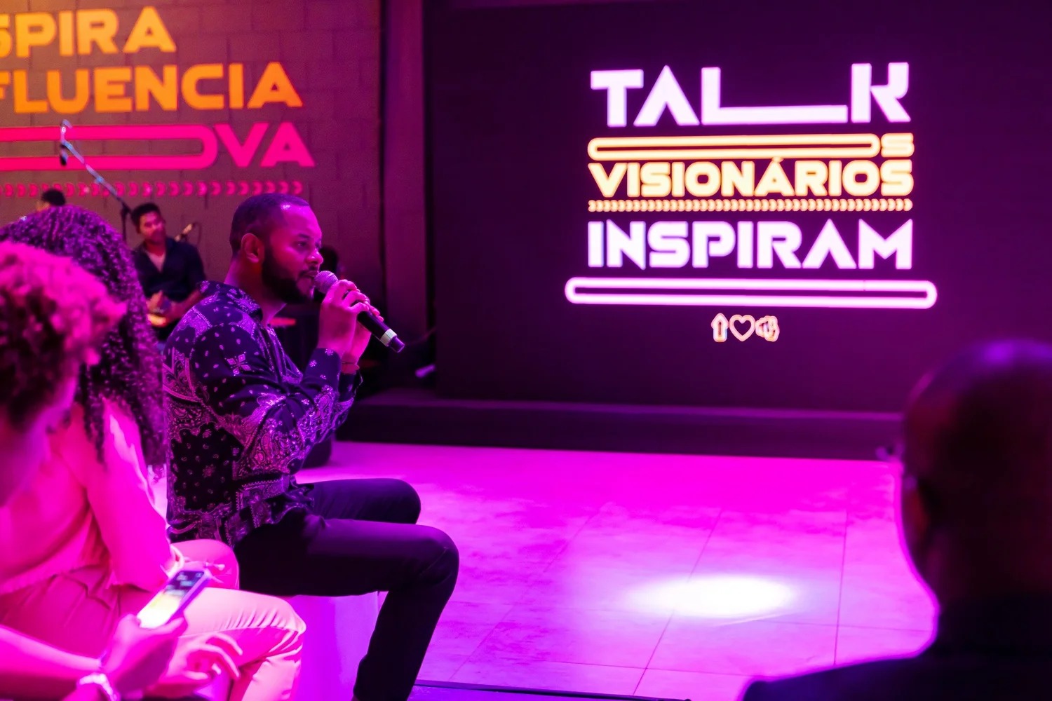 Os Visionários launch event conversation